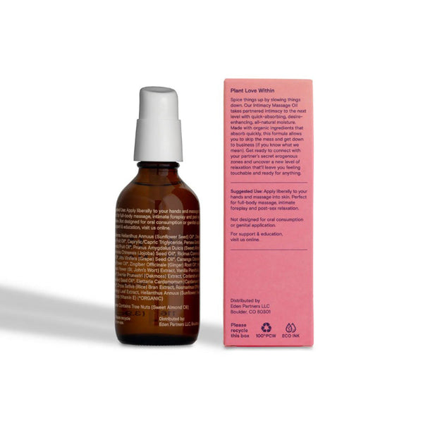 FORIA Intimacy Massage Oil with Organic Botanicals 116ml / 3.9oz