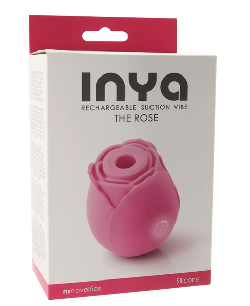 INYA The Rose Rechargeable Suction Vibe in Pink
