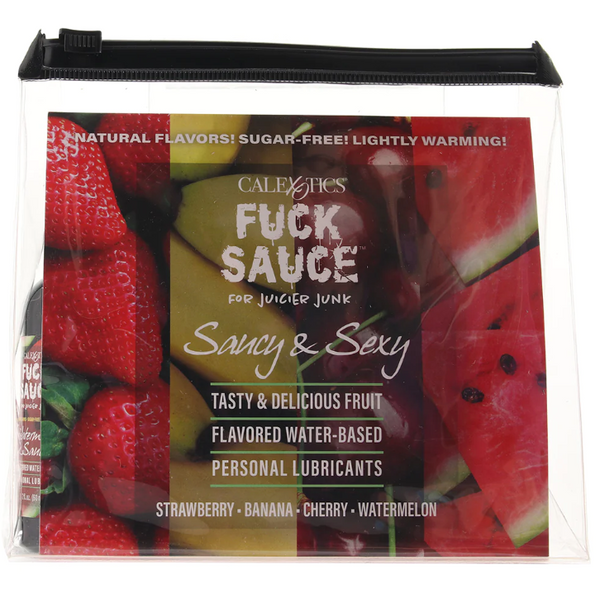 F**k Sauce Saucy & Sexy Flavored Lube 4-pack