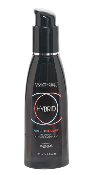 Hybrid Water & Silicone Lubricant in 120ml/4oz