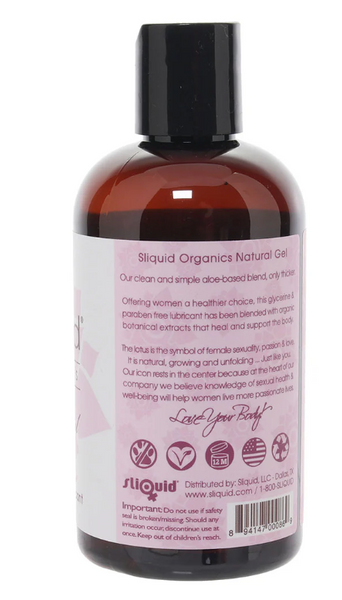 Organics Natural Gel Lubricant in 8.5oz/255ml