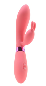 OMG! #SELFIE Silicone Rabbit Vibe in Pink