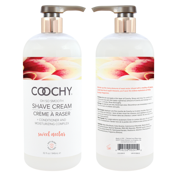 BARE SMOOTH • NECTAR Shave Cream • 946mL