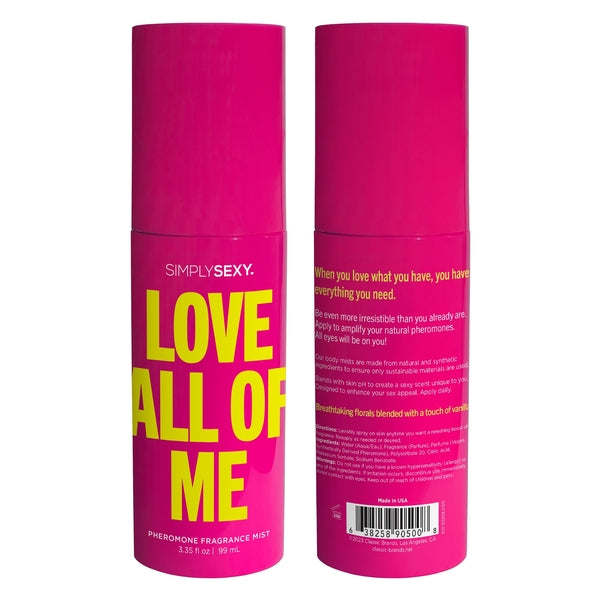 Love All of Me  Pheromone Fragrance Body Mist • 99 mL