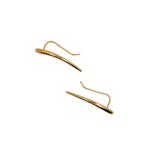 Bstrd - Tusk Ear Crawlers - 18k Gold Vermeil